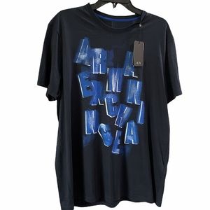 Armani Exchange Authentic Graphic Logo T Shirt XL